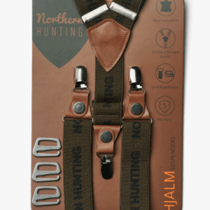 Northern hunting HJALM Suspenders With Leather Details