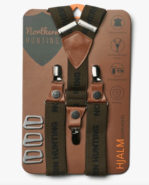 Northern hunting HJALM Suspenders With Leather Details