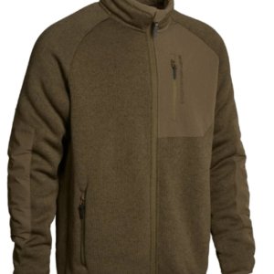 Northern Hunting HELGE Fibre Lined Green Knit Fleece Jacket