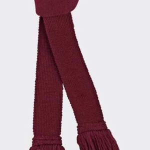 Pennine Wool Garter - Burgundy