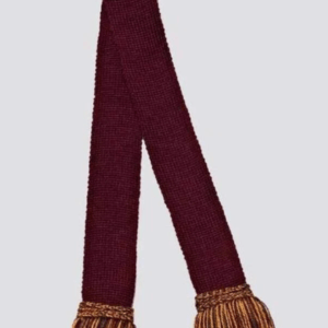 Pennine Merino Wool Garter - Burgundy