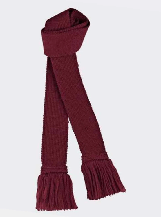 Pennine Garter deep red Merino wool