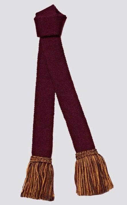 Pennine Merino Wool Garter - Burgundy