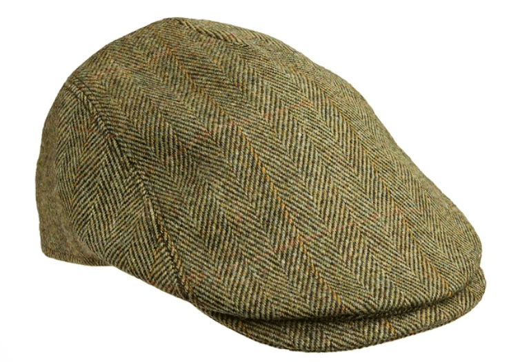 Laksen Berleigh Tweed Drivers Flat Cap