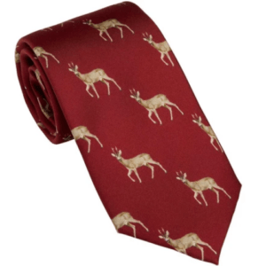 Laksen Roe Buck Tie - Vintage Red