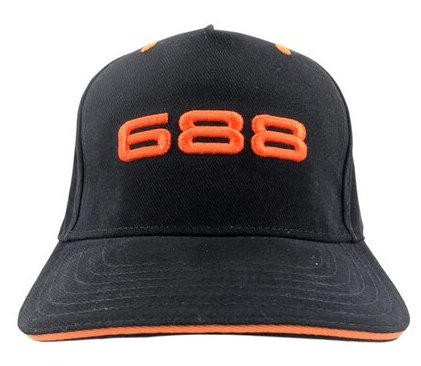 Beretta 688 Baseball cap - Black & Orange