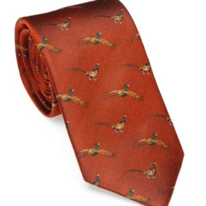 Laksen Pheasant Tie - Blood Orange