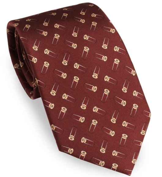 Laksen Cartridge Silhouette Tie - Vintage Red