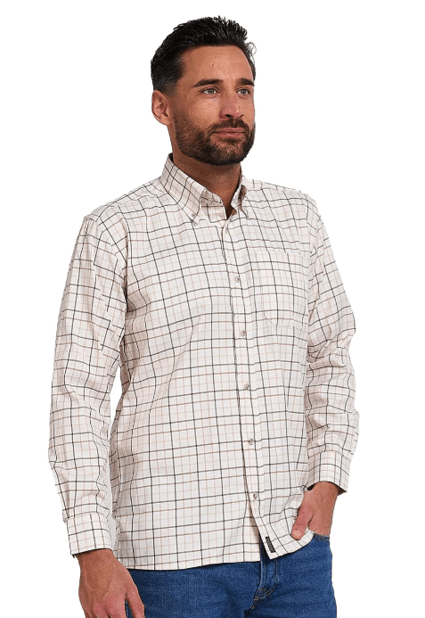 Jack Pyke Men's Countryman Shirt - Brown