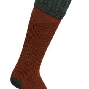 Laksen Westwood Shooting Socks - Forest / Terra