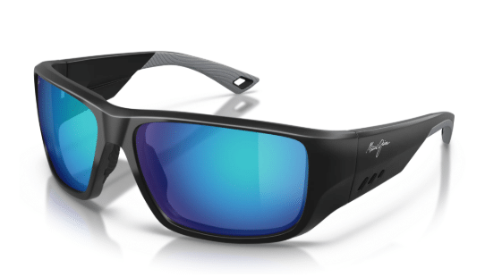 Maui Jim Keha with Blue Hawaii Lens and Matt Black Frames sunglasses