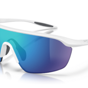 Maui Jim Miona with Blue Hawaii Lens and Solid white Frames Sunglasses