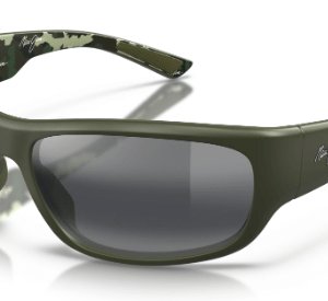 Maui Jim Maukele with Neutral Grey Lens and Military Green Frames Sunglasses