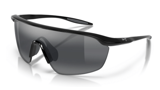 Maui Jim Miona with Neural Grey Lens and Shiny Black Frames Sunglasses